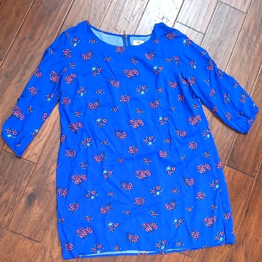 💥3for$12💥 Old Navy Indigo Floral Dress